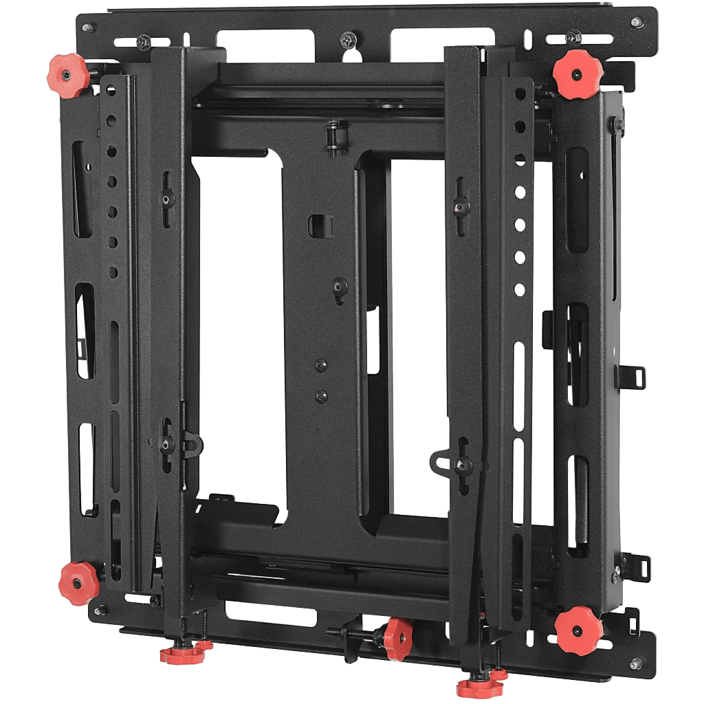Soporte Muro para video wall LCD / Liberación Rápida / Para Pantallas 46"-60" / Ajuste Micro Sin Herramientas XYZ 1.5" / VESA 600x400 mm / Carga Máxima 56Kg / Gestión Integrada de Cables - Image 2