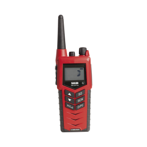 Radio Portátil SAILOR 3965 UHF para Bomberos / Aprobado MED y ATEX / Cumple SOLAS Capítulo II-2 / Resistente a Explosiones / Integración con Accesorios SAILOR y de Terceros