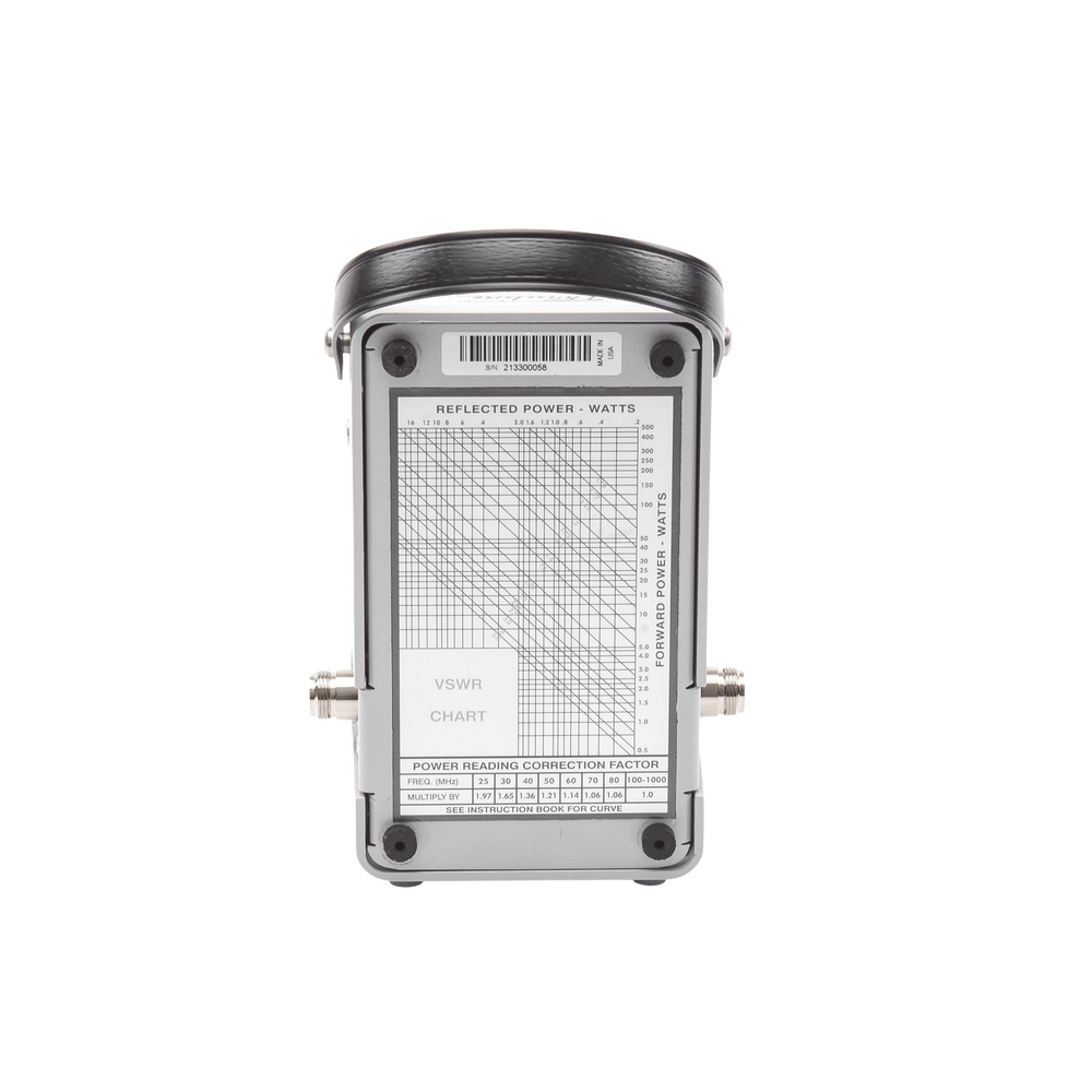Wattmetro Direccional Thrueline de Banda Ancha con Elemento Fijo de 25-1000 MHz, 5-500 Watt . - Image 2