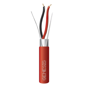 Carrete de Alambre 305 Metros (1000 Pies) / 2 x 16 AWG Blindado / PLENUM / Para Alarmas de Incendio