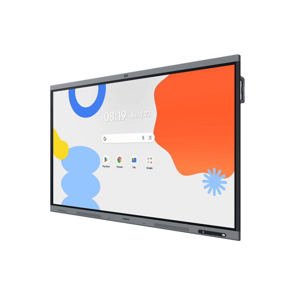 Pantalla Interactiva WAFX-P Series 65" 4K UHD / Android 15 EDLA / Octa-core CPU / 48MP Cámara Integrada / 8 Micrófonos Far-Field / 50 Puntos Touch IR / Wi-Fi 6 / 16GB RAM / 128GB Almacenamiento / Bocina 20W - Image 3