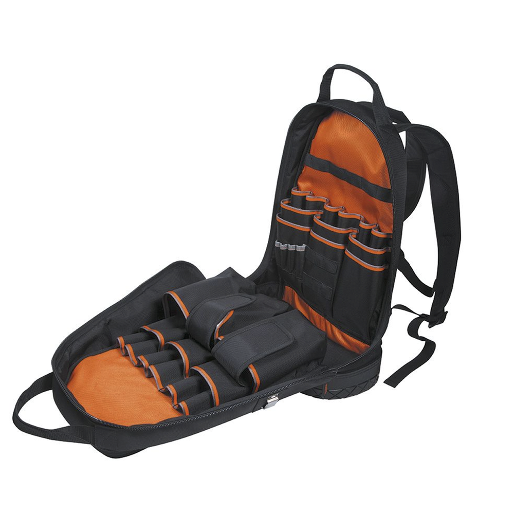 Mochila para herramientas Tradesman Pro™ de 36,8 cm en color negro con 39 bolsillos (No incluye herramientas). - Image 2