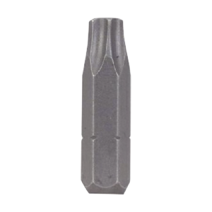 Punta torx tipo T6 hexagonal de 1/4” x 1” de largo