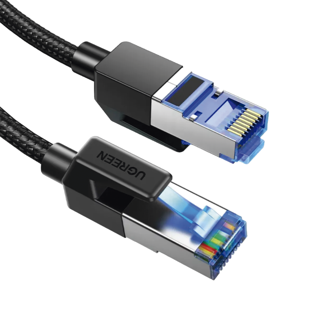 Cable Ethernet Cat8 CLASS F/FTP Redondo con Malla de Nylon 2 Metros (6.56 Pies) - Image 3