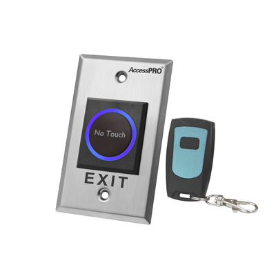 Botón de Salida sin Contacto con Control Remoto / Iluminación LED / Distancia de Detección Touch Ajustable (ACCESK1LTR)