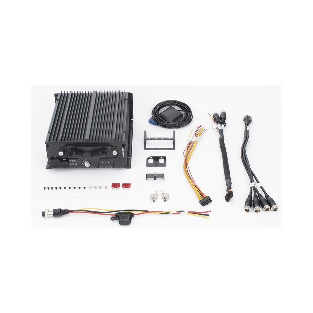 DVR Hibrido Móvil 1080p / 4 Canales TURBO + 8 Canales IP / Soporta 4G / WiFi / GPS / Sensor G / Soporta 2 Memorias SD / Alarmas I/O / Salida de Video - Image 5