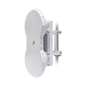 Radio de Backhaul de alta capacidad full duplex, tecnología airFiber hasta 1.2 Gbps, 5 GHz (5470 - 5950 MHz) con antena integrada de 23 dBi
