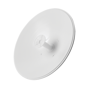 Antena Direccional airFiber X, ideal para enlaces Punto a Punto (PtP), frecuencia 5 GHz (4.9 - 5.8 GHz) de 30 dBi slant 45