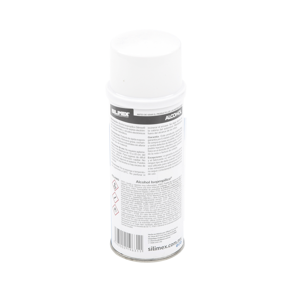 Alcohol Isopropilico en Aerosol para limpieza de equipos de vídeo, fibra óptica, cómputo, y equipo telefónico 250 ml - Image 2