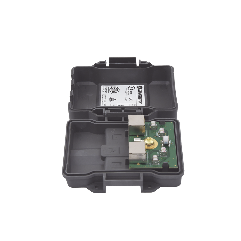 Protector PoE Exterior Gigabit / Tubo de Descarga de Gas GDT / 51W PoE+ / RJ45 Blindado / IP23 / Enlaces Inal?mbricos - Image 2