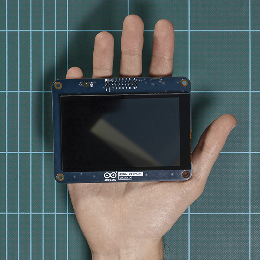 Shield Display Táctil Arduino GIGA / Pantalla TFT 3.97" 480x800 / Touch Capacitivo 5 Puntos / IMU 6 Ejes BMI270 / Micrófono Digital MEMS / LED RGB / Compatible GIGA R1 WiFi - Image 2
