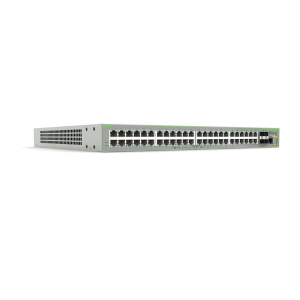 Switch PoE+ Administrable CentreCOM FS980M, Capa 3 de 48 Puertos 10/100Mbps + 4 SFP Gigabit, 375W