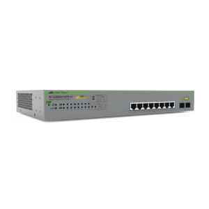 Switch PoE+ Gigabit WebSmart de 10 puertos 10/100/1000 Mbps (2 x Combo) + 2 puertos gigabit SFP (Combo), 75 W