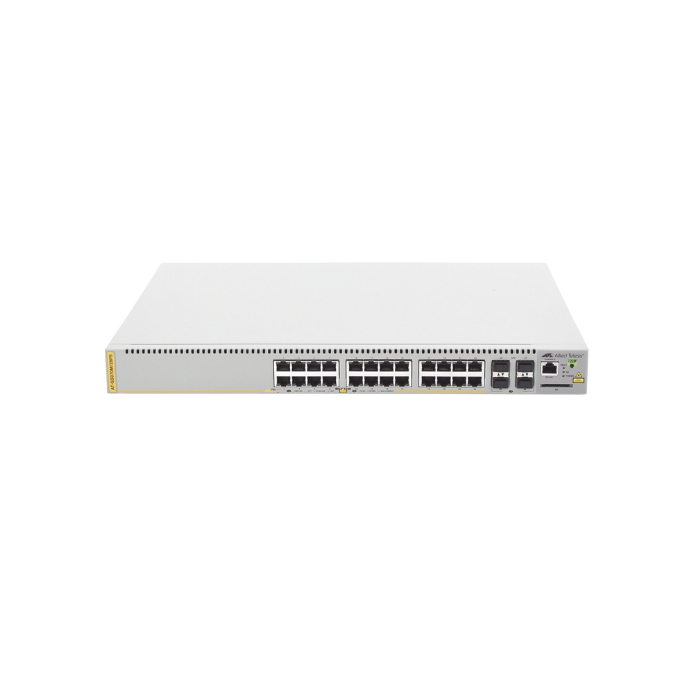 Switch PoE+ Administrable CentreCOM GS970M, Capa 3 de 24 Puertos 10/100/1000 Mbps + 4 SFP Gigabit, 370 W - Image 4