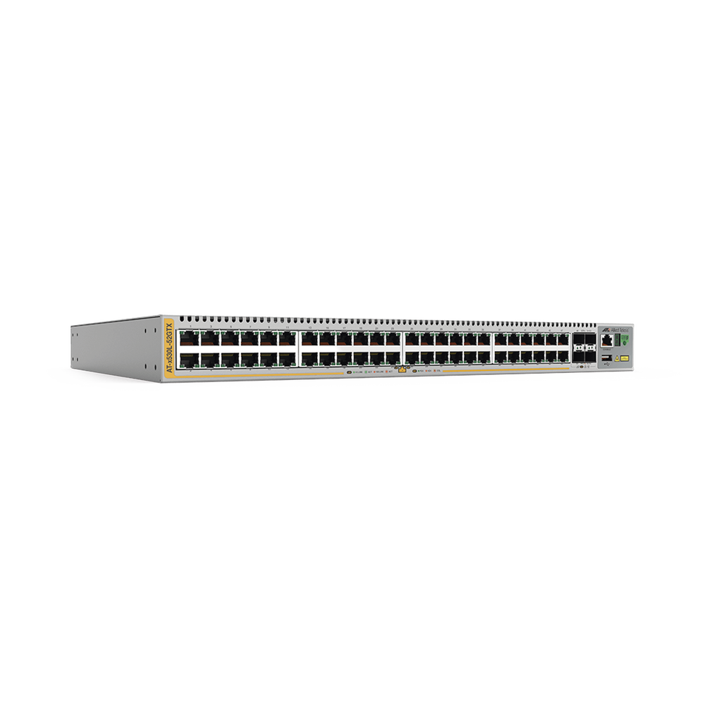 Switch inteligente de distribución o core, Stackeable, Capa 3, 24 x 1000 Mbps + 4 x SFP+ 10 G, Doble fuente de alimentación redundante - Image 2