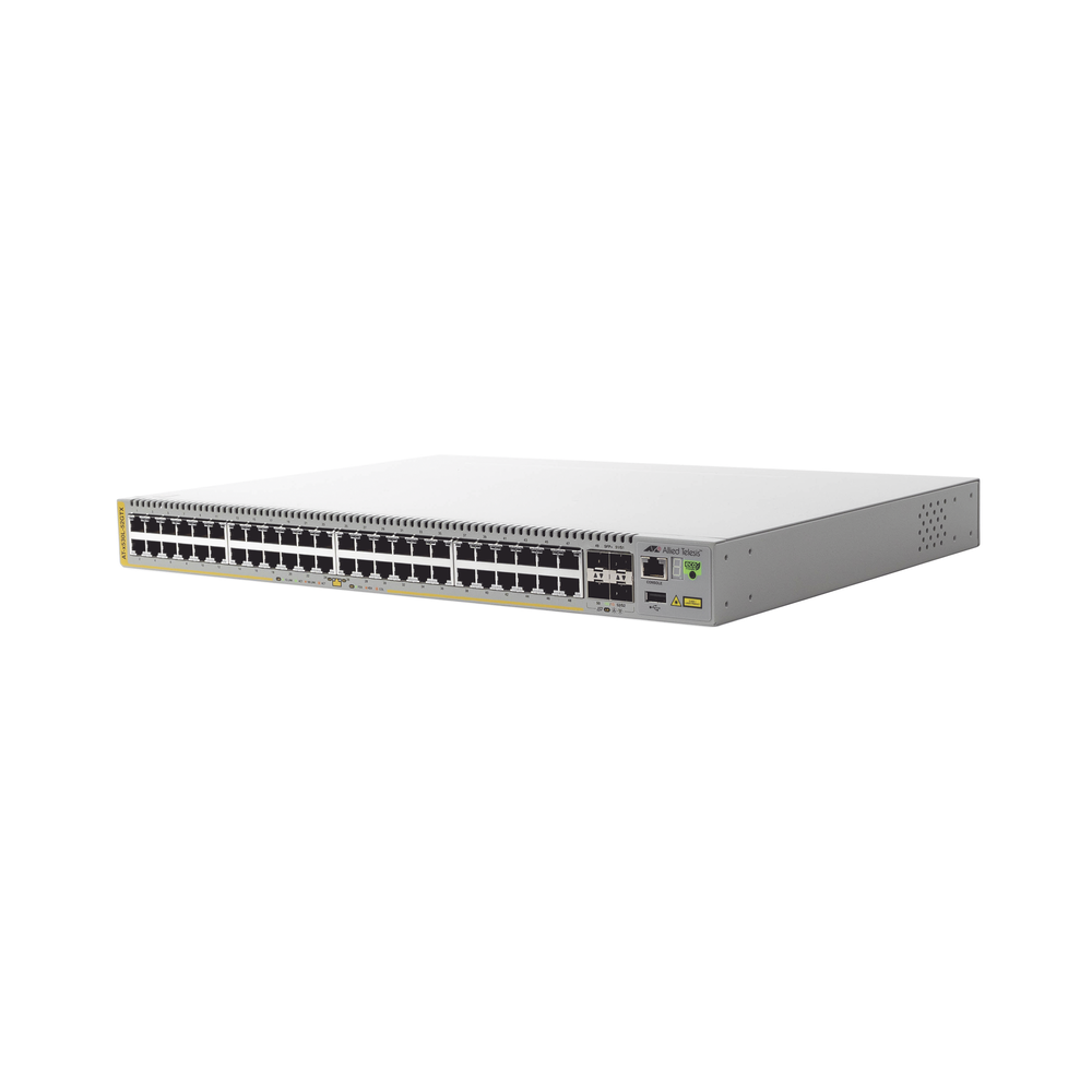 Switch PoE+ Stackeable Capa 3, 48 puertos 10/100/1000 Mbps + 4 puertos SFP+ 10 G, hasta 740 W, fuente redundante - Image 3