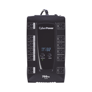 UPS de 750 VA/450 W, Topología Línea Interactiva, Entrada 120 Vca NEMA 5-15P, Tipo Gabinete Compacto, Con 12 Tomas NEMA 5-15R