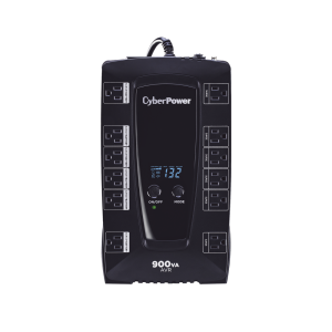 UPS de 900 VA/480 W, Topología Línea Interactiva, Entrada 120 Vca NEMA 5-15P, Tipo Gabinete Compacto, Con 12 Tomas NEMA 5-15R