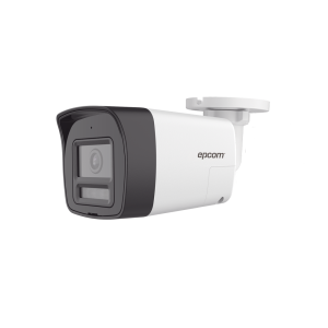 [Audio Bidireccional + Dual Light + ColorVu] Bala TURBOHD 4K (8 Megapixel) / Lente 2.8 mm / 30 mts IR EXIR + 20 mts Luz Blanca / Micrófono y Bocina Integrado / Exterior IP67 / Metal / dWDR