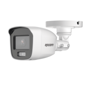 Bala TURBOHD 2 Megapíxel (1080p) / Lente 2.8 mm / ColorVu / Microfono Integrado / Imagen a Color 24/7 / Policarbonato / Luz Blanca 20 mts / Exterior IP66 / TVI-AHD-CVI-CVBS / dWDR