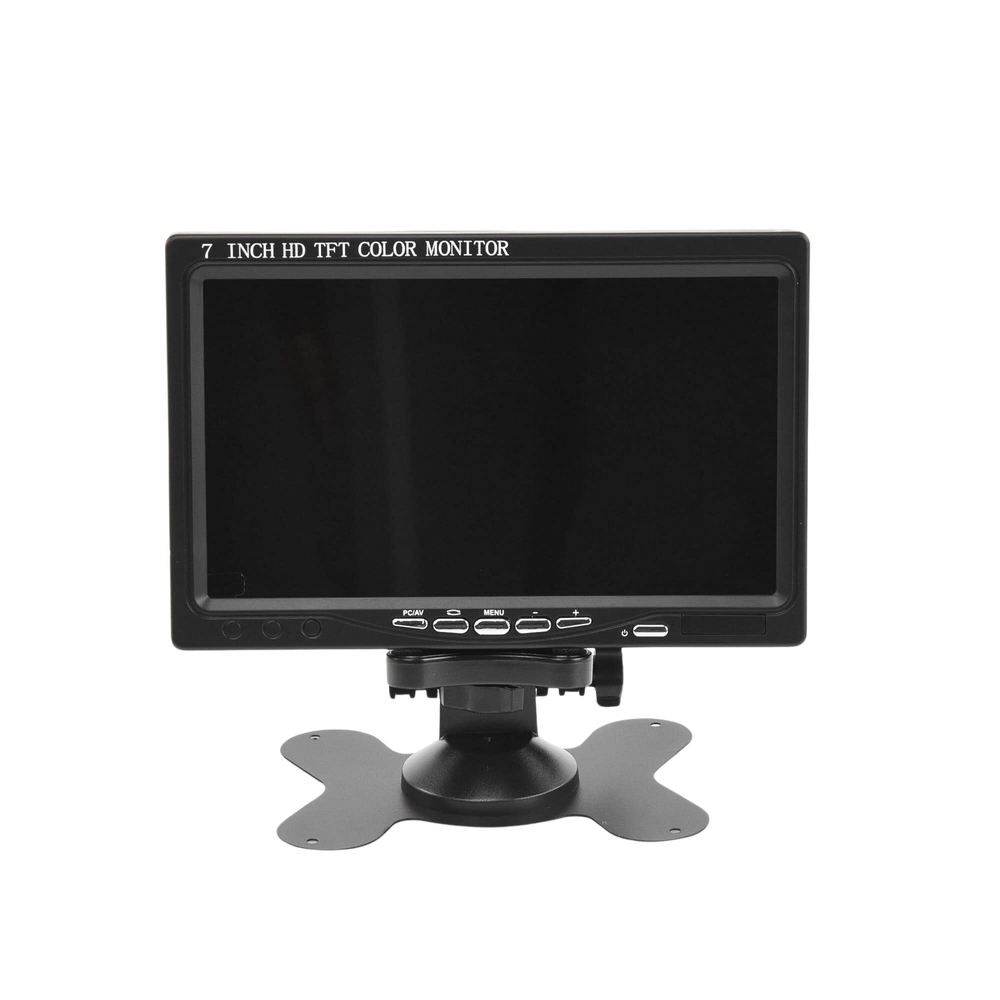 Monitor 7" TFT-LCD ideal para colocar en vehículos o DVR/NVR. Entradas de video HDMI, VGA y RCA (CVBS) - Image 4