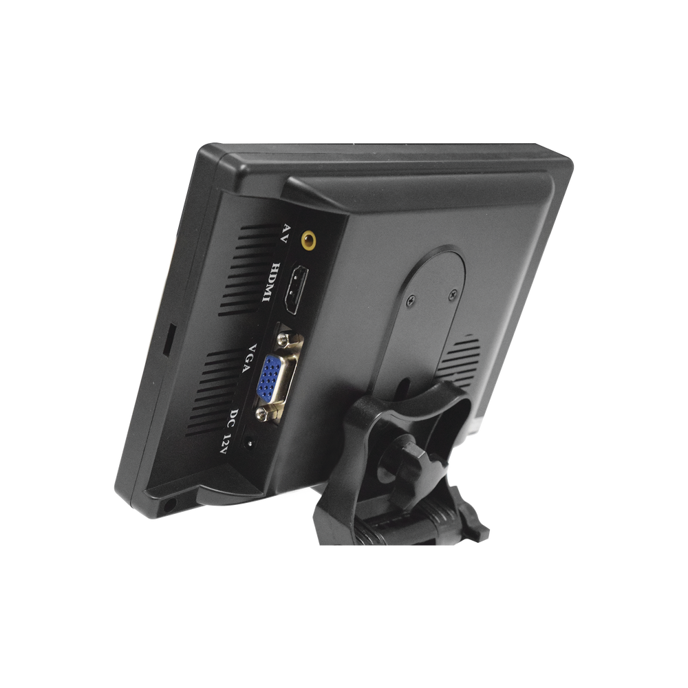 Monitor 7" TFT-LCD ideal para colocar en vehículos o DVR/NVR. Entradas de video HDMI, VGA y RCA (CVBS) - Image 2