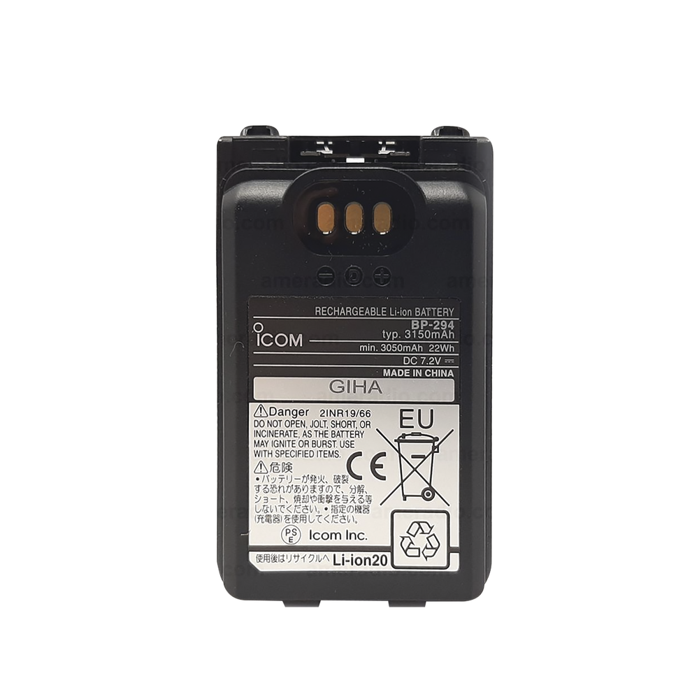 Bateria Li-Ion 3150 mAh for ICF 52D/62D/M85 Radios ICOM
