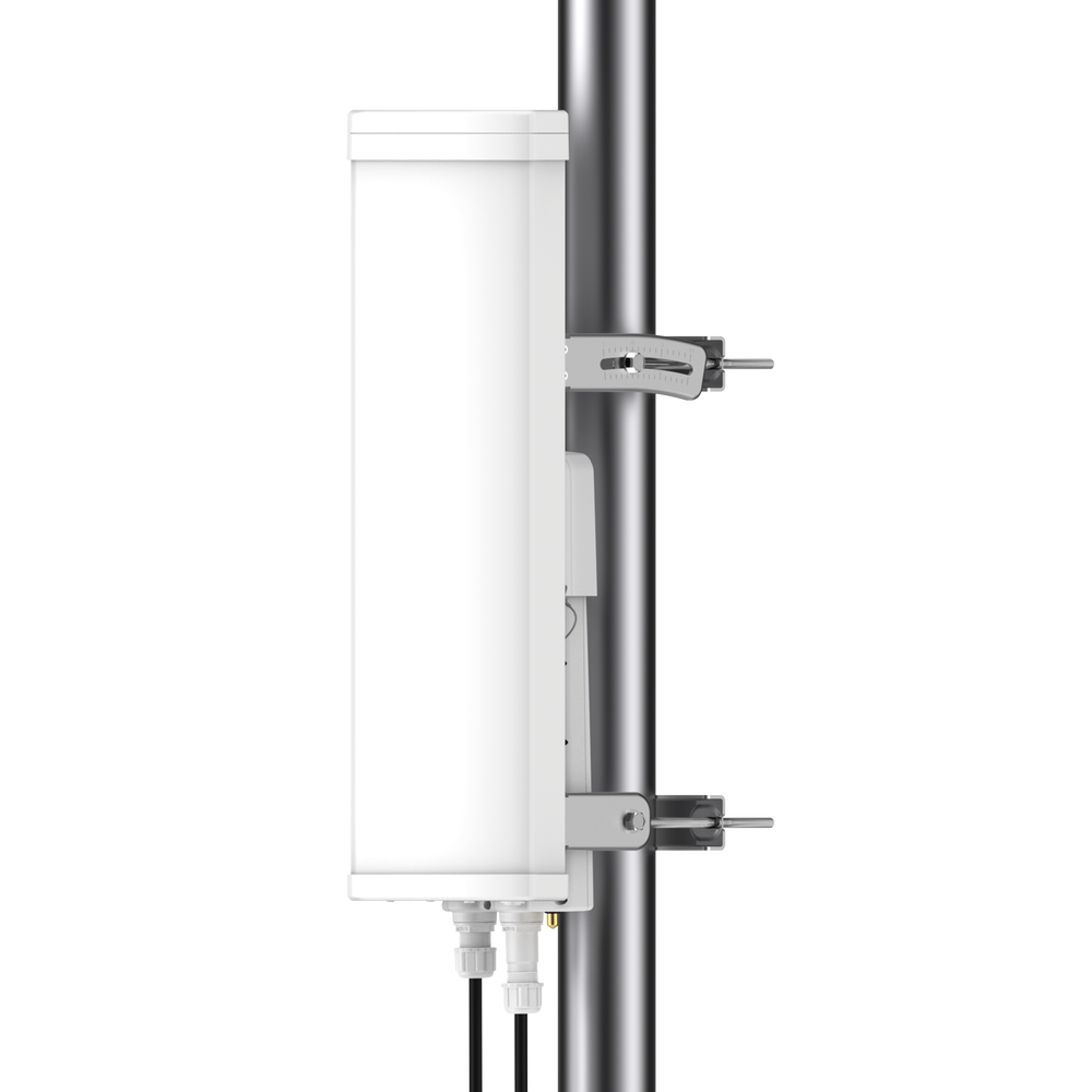 Antena sectorial de 90 grados, 18 dBi, 5.9-7.1 GHz, MU-MIMO 4x4, incluye kit de montaje para EPMP4600