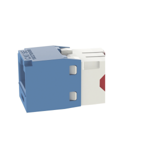 Conector Jack RJ45 Estilo TG, Mini-Com, Categor?a 5e, de 8 Posiciones y 8 Cables, Color Azul