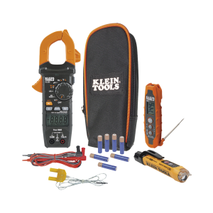 Kit de Prueba Eléctrica HVAC para Aire Acondicionado, Calefacción, Minisplits, etc. Medición de Voltaje CA/CC, Resistencia, Frecuencia, Capacitancia, Diodos, Temperatura, Ciclo, Micro Amperios CC.