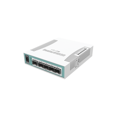 Cloud Core Switch de 6 Puertos SFP, 1 Puerto Combo TP/SFP (CRS106-1C-5S)