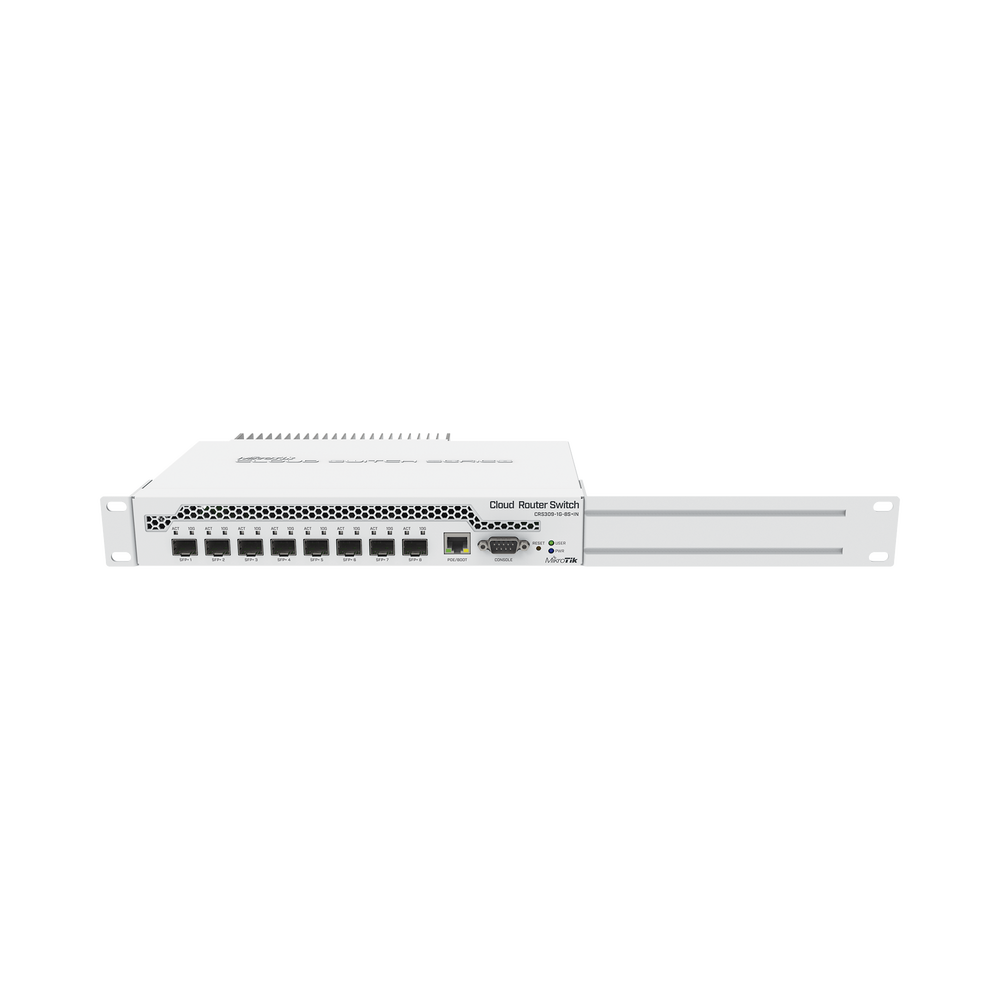 (CRS309-1G-8S+IN) Switch administrable Sistema Operativo Dual, puerto 1G Rj45, 8 puertos 10G SFP+ para Escritorio - Image 2
