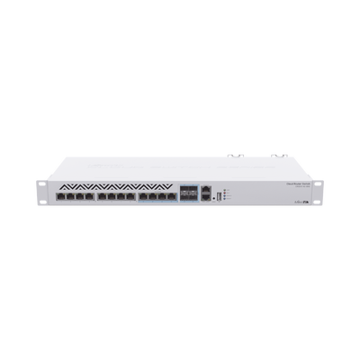 (CRS312-4C+8XG-RM) Cloud Router Switch 8 Puertos 10G RJ45, 4 compartidos RJ45/SFP+ (CRS312-4C+8XG-RM)