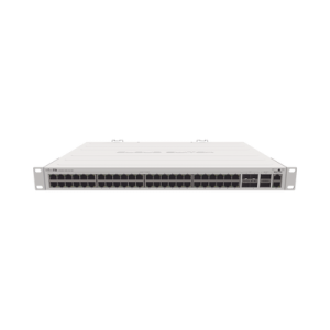(CRS354-48G-4S+2Q+RM) Cloud Router Switch 48 puertos Gigabit Ethernet, 4 puertos SFP+ 10G, 2 puertos QSFP+ 40G, Montaje en Rack (CRS354-48G-4S+2Q+RM)