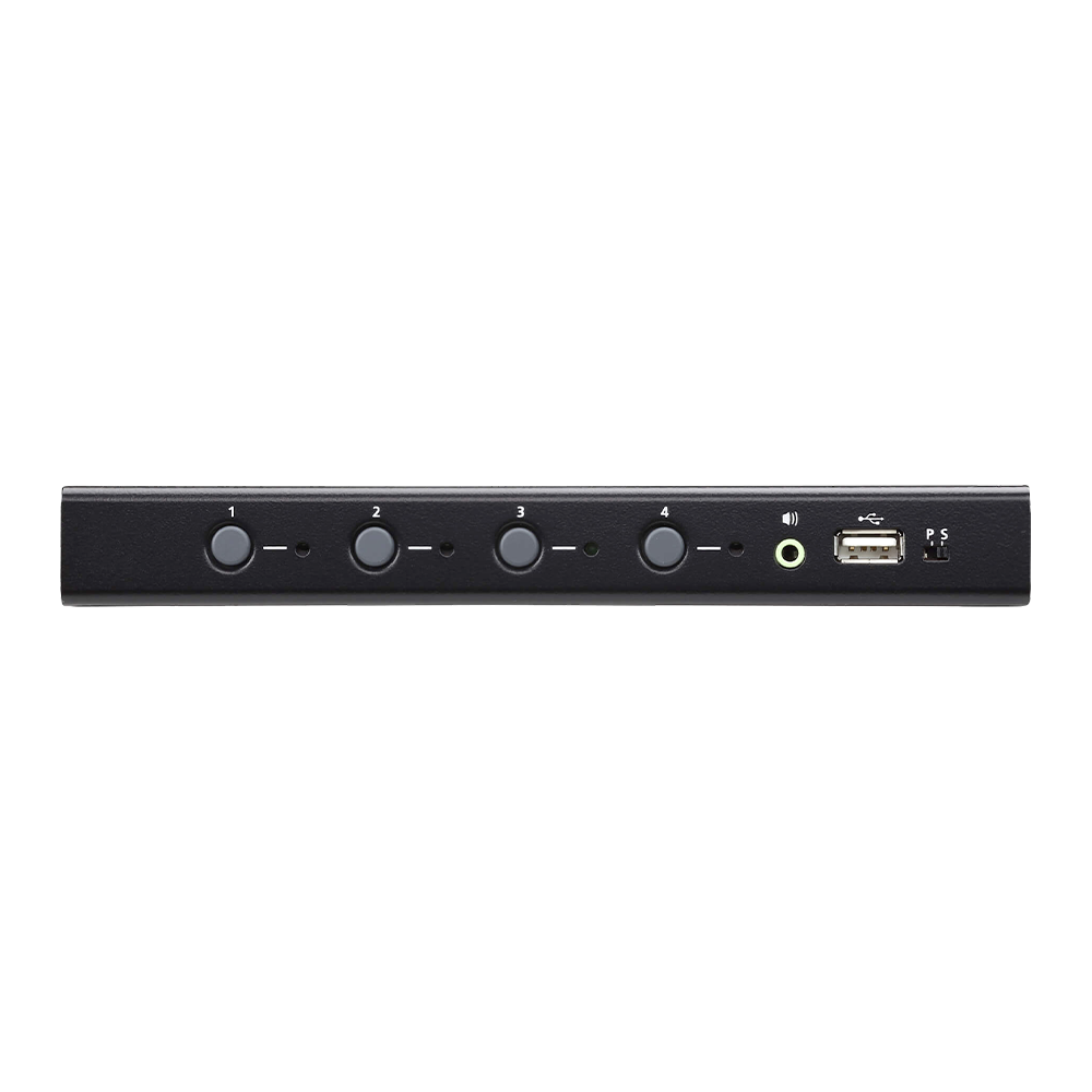 Switch KM USB| 4 Puertos | Boundless Switching | RS232 | Controla 4 Computadoras con 1 Teclado/Mouse - Image 3