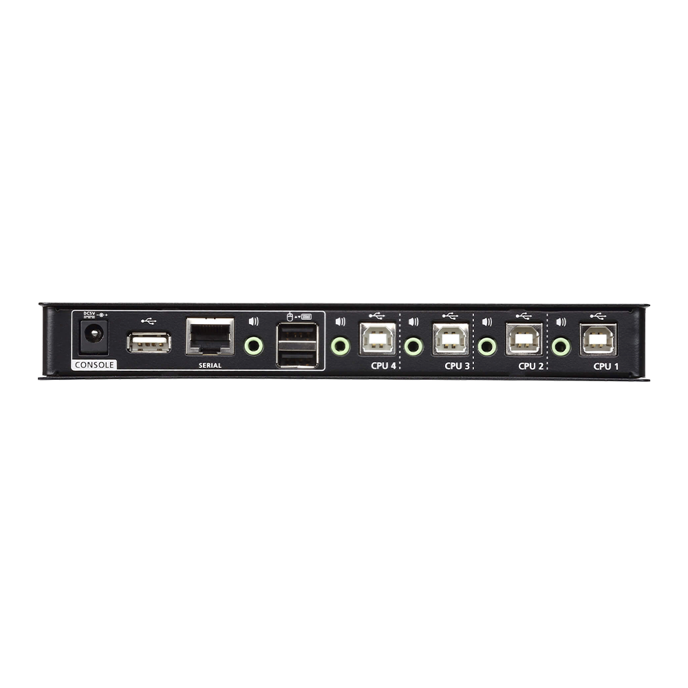 Switch KM USB| 4 Puertos | Boundless Switching | RS232 | Controla 4 Computadoras con 1 Teclado/Mouse - Image 4