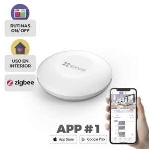 Botón de Emergencia Inalambrico / Compatible con Kit de Alarmas EZVIZ / Protocolo Zigbee