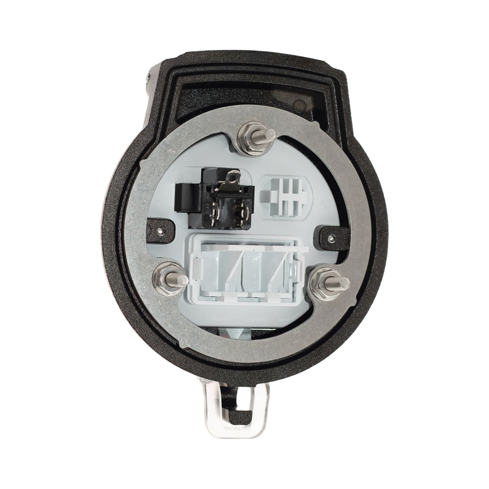 Dispositivo Circular de Puertos de Acceso a Datos, Con Dos Espacios Para Módulos Mini-Com y Un Receptáculo NEMA 5-15R, Protección IP66, de 3" de Diámetro - Image 2