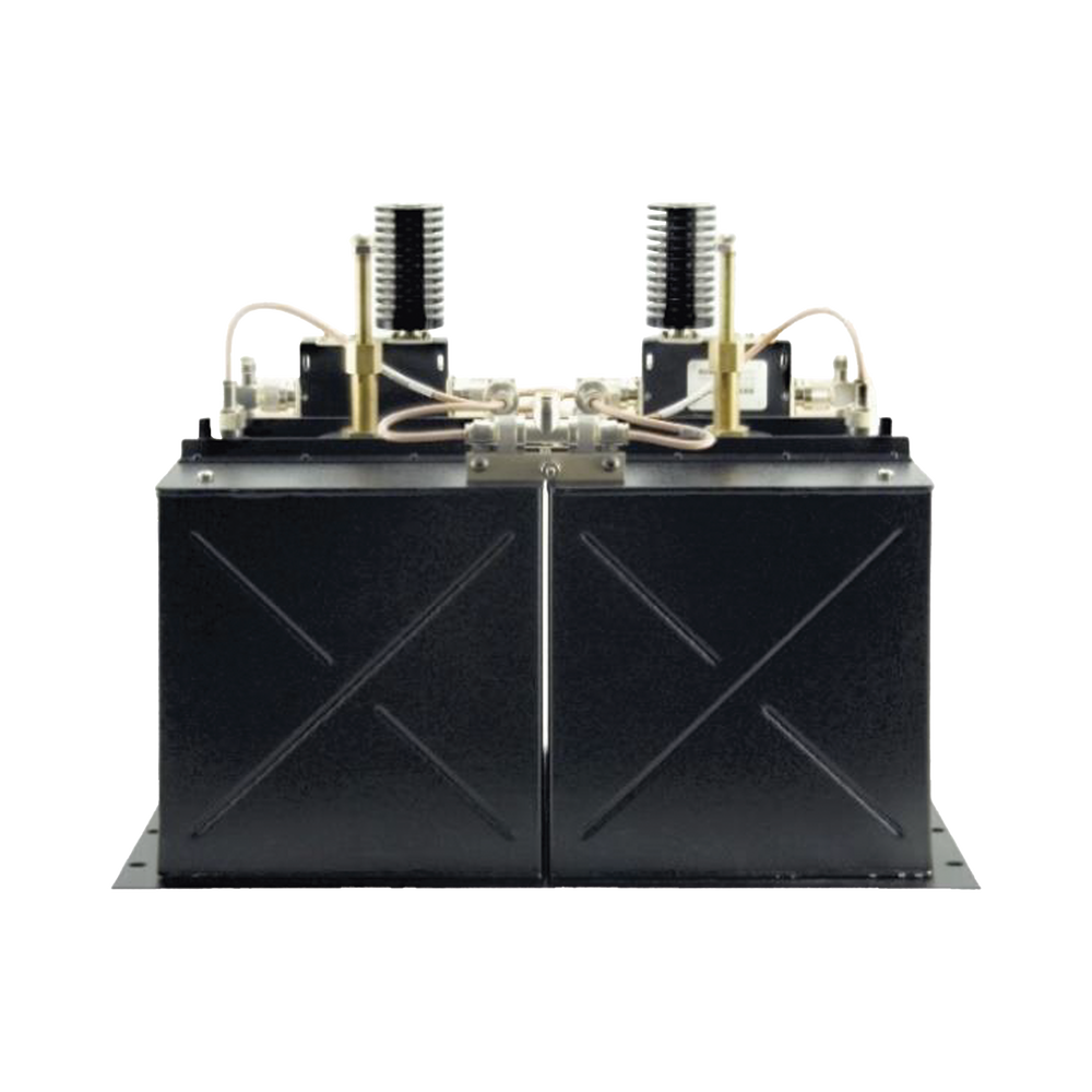 Combinador dB SPECTRA de 4 Canales en Panel para Rack 19", 380-400 MHz, 100 kHz de Sep. N Hembras.