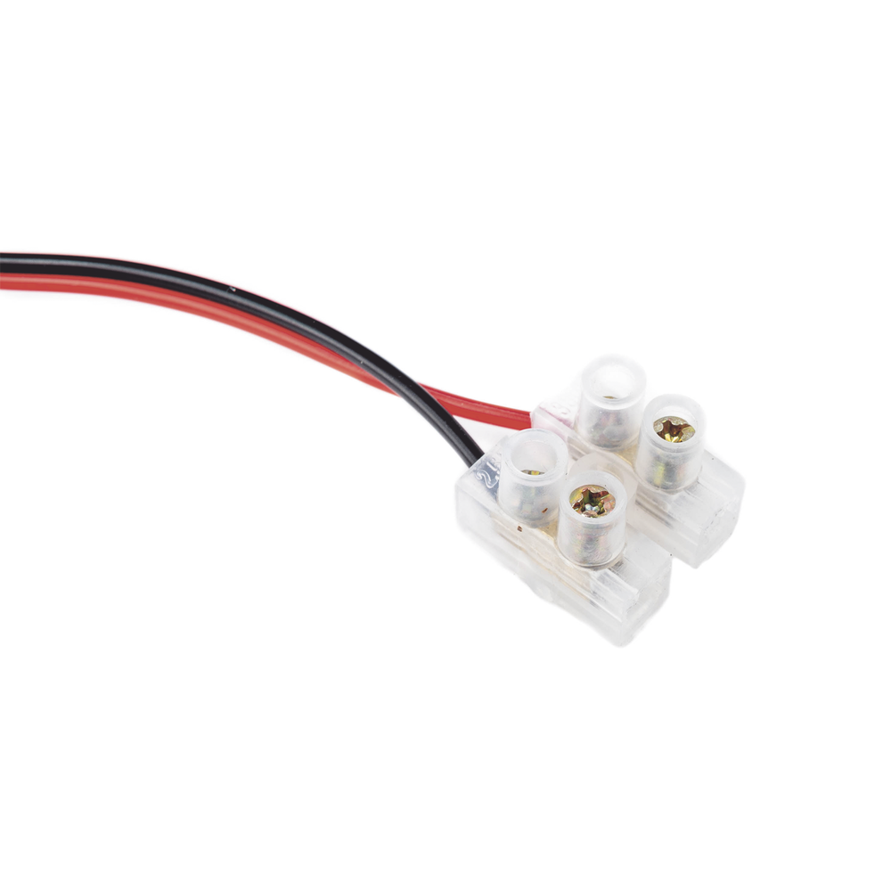 Cable de Alimentación con Conector Macho a Bloque de Terminal Atornillable / Calibre 18 AWG / Longitud 28.5 cm (11.22 Pulgadas) / Ideal para Alimentación de Cámaras - Image 4