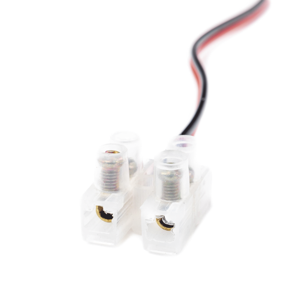 Cable de Alimentación con Conector Macho a Bloque de Terminal Atornillable / Calibre 18 AWG / Longitud 28.5 cm (11.22 Pulgadas) / Ideal para Alimentación de Cámaras - Image 5