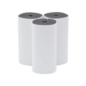 Kit de Router inalámbrico mesh Deco E4 para Hogar / Doble banda AC 1200  / 2 puertos 10/100 Mbps / Compatible con amazon alexa.