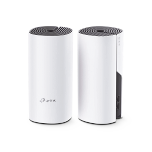 KIT 2 Routers Inalámbricos MESH Interior para Hogar / Doble Banda Wi-Fi 5 AC1200 Mbps / 2 Puerto Gigabit WAN/LAN / 2 Antenas Internas / Administración Mediante la App Deco (iOS, Android)