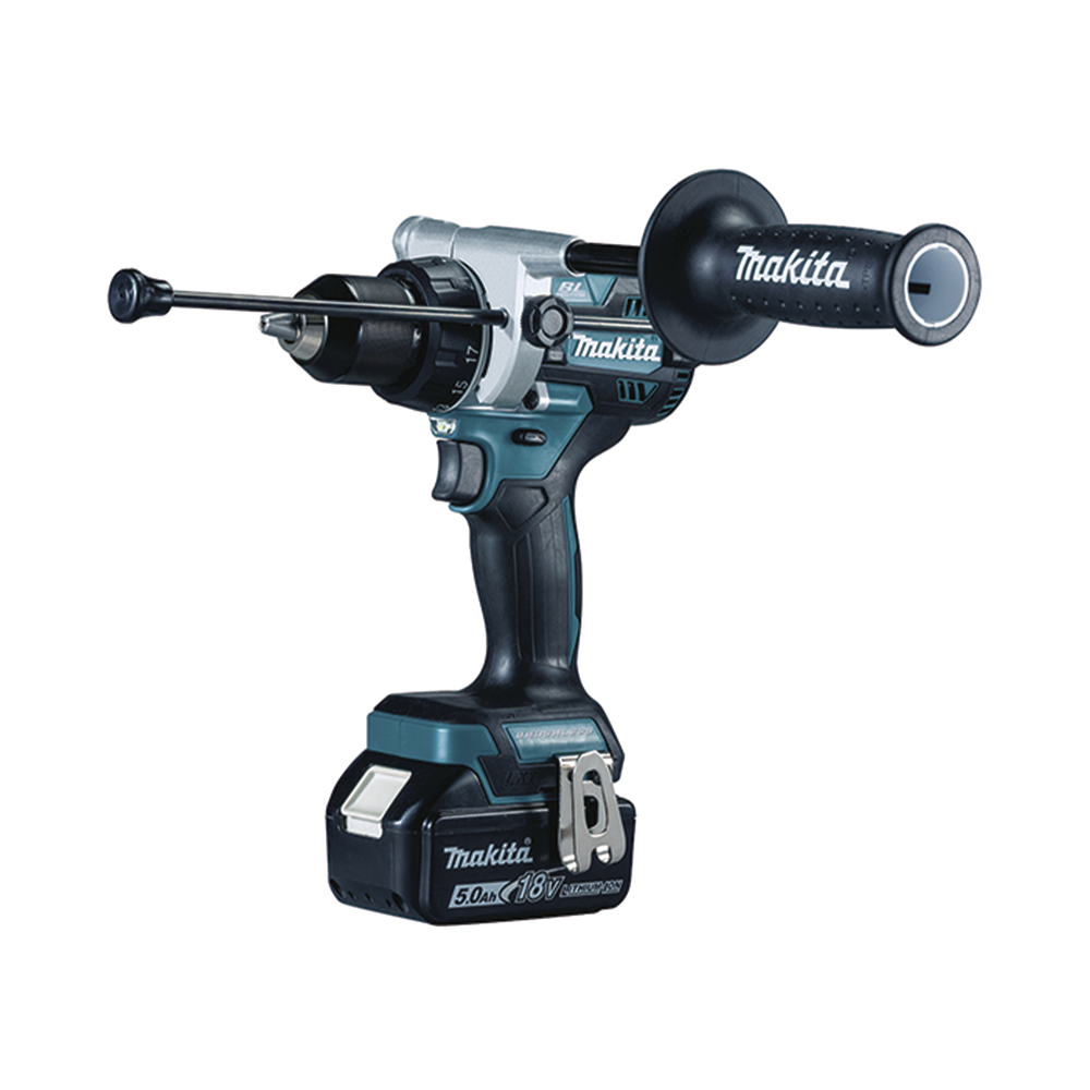 Taladro combinado BL 18 V LXT 5.0 Ah 130 Nm. Incluye 2 baterías 5.0 Ah, cargador rápido y maletín Makpac. - Image 2