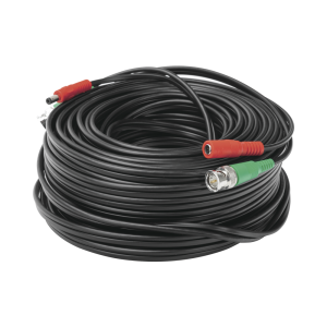 Cable Coaxial (BNC RG59) + Alimentaci?n / SIAMES / 30 Metros (98.43 Pies) / 100% COBRE / Para C?maras 4K / Uso Interior y Exterior