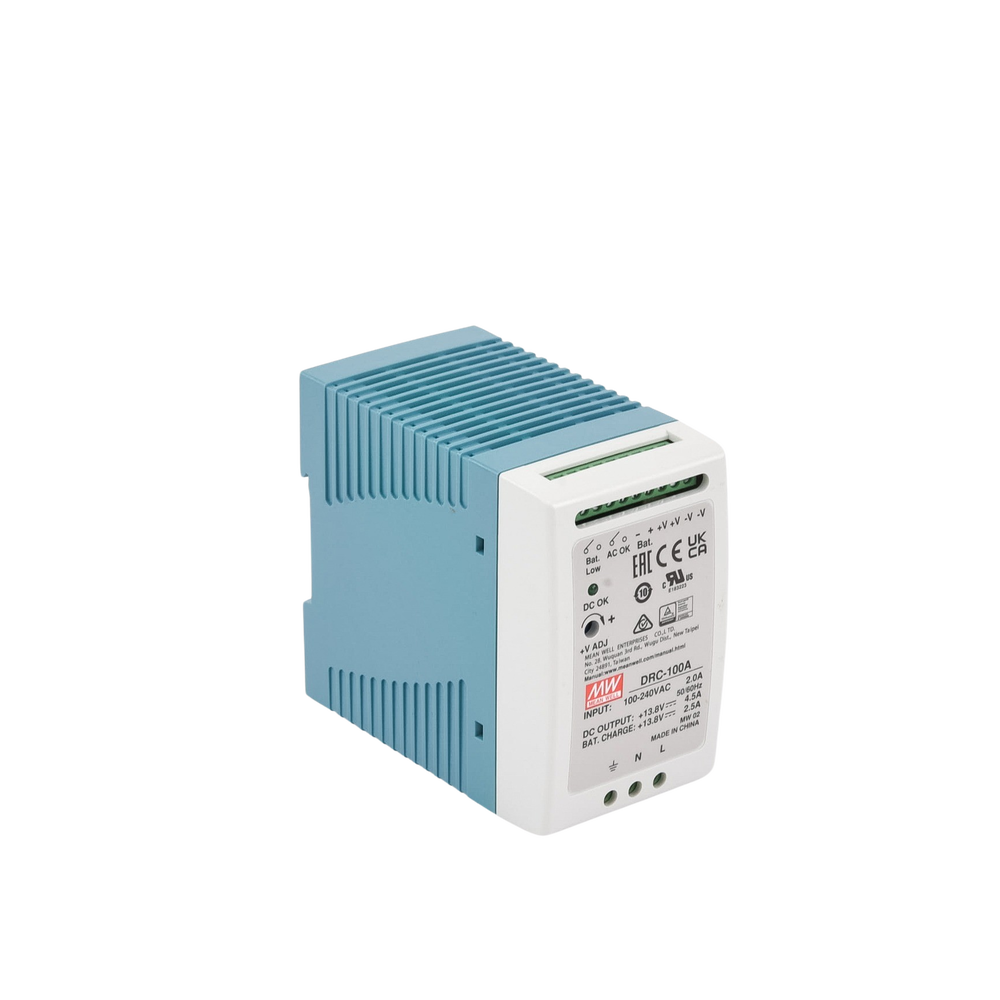 Fuente de poder Riel Din 12V, 100W con Cargador de Batería - Image 5