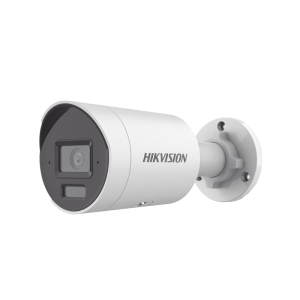 [Dual Light + 2 Micrófonos Integrados] Bala IP 8 Megapixel (4K) / Lente 2.8 mm / 40 mts Luz Blanca + 40 mts IR / ACUSENSE / Exterior IP67 / WDR 120 dB / PoE  / Micro SD / Metal / ACUSEEK