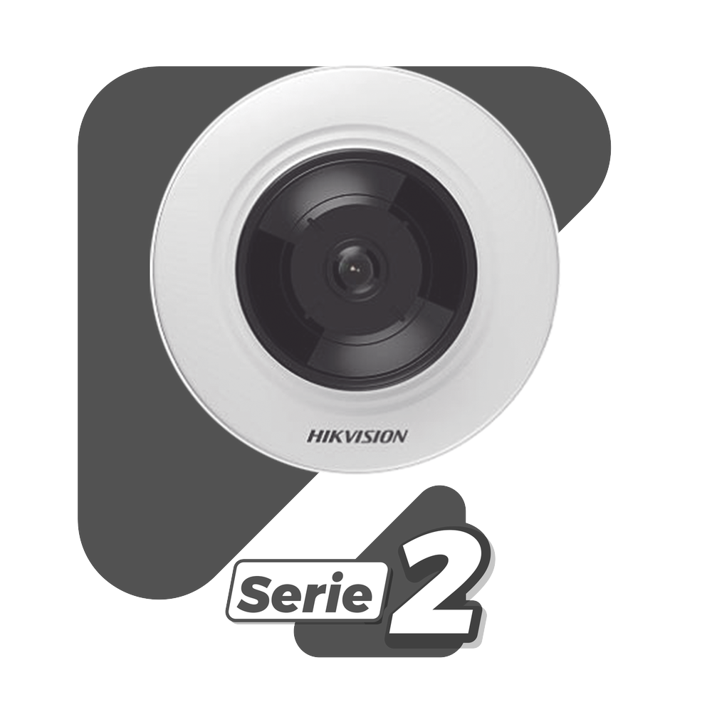 Mini Fisheye IP 5 Megapixel / Panorámica 180° - 360° / Microfono Integrado / 8 mts IR / Uso en Interior / PoE / Múltiples Vistas por iVMS-4200 / Alarmas I/O / Micro SD - Image 5