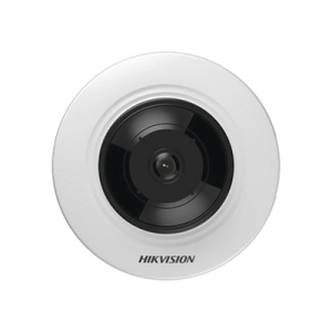 Mini Fisheye IP 5 Megapixel / Panorámica 180° - 360° / Microfono Integrado / 8 mts IR / Uso en Interior / PoE / Múltiples Vistas por iVMS-4200 / Alarmas I/O / Micro SD (DS-2CD2955G0-ISU)
