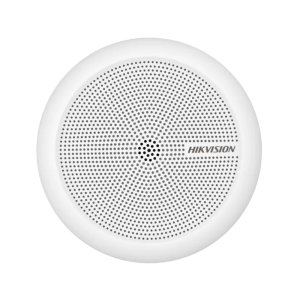Micrófono Omnidireccional (360°) / Uso en Interior / Preamplificado para CCTV / Cancelación de Ruido Ambiental / Uso en Techo - Pared - Escritorio / Alcance de 5 Metros